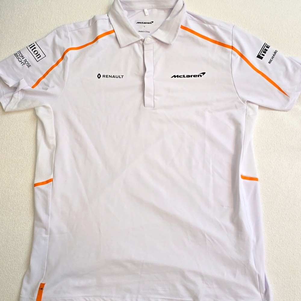 McLaren F1 Team Polo Race Team Shirt Lg